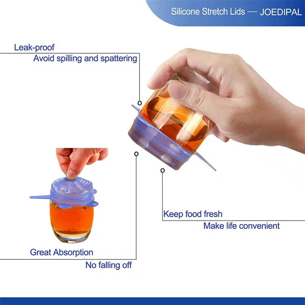 12Pcs Silicone Food covers