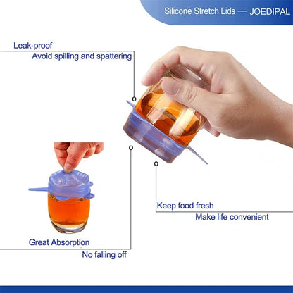 12Pcs Silicone Food covers