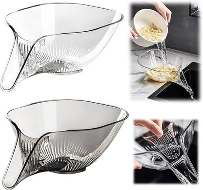 Multi-functional Drain Basket Bowl With Strainer Container